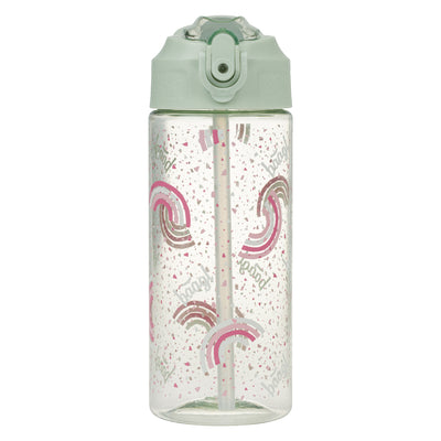 Borraccia in Tritan con cannuccia Rainbow, 500 ml