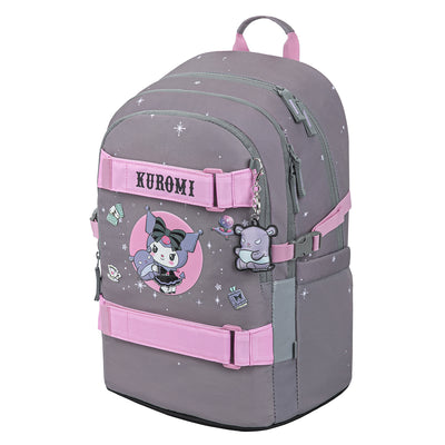 Zaino scolastico Skate Kuromi Grey
