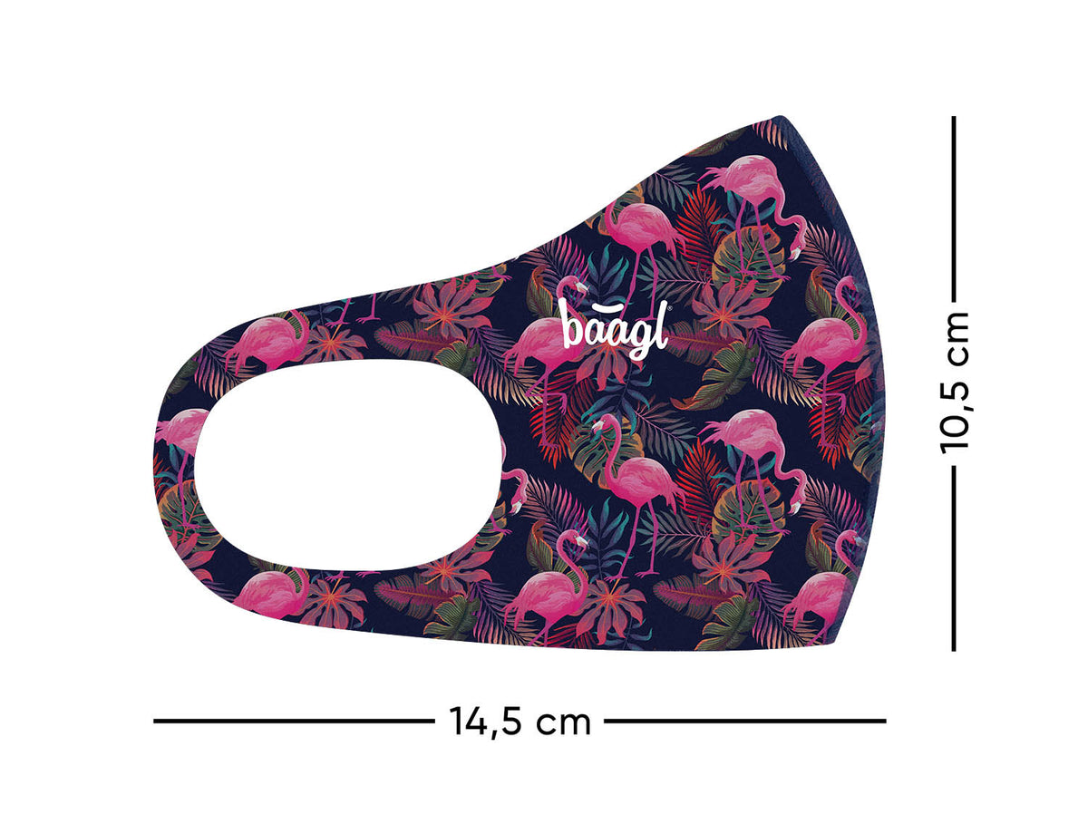 Mascherina antibatterica Flamingo - bambini