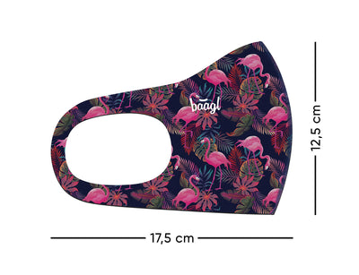 Mascherina antibatterica - adulti Flamingo