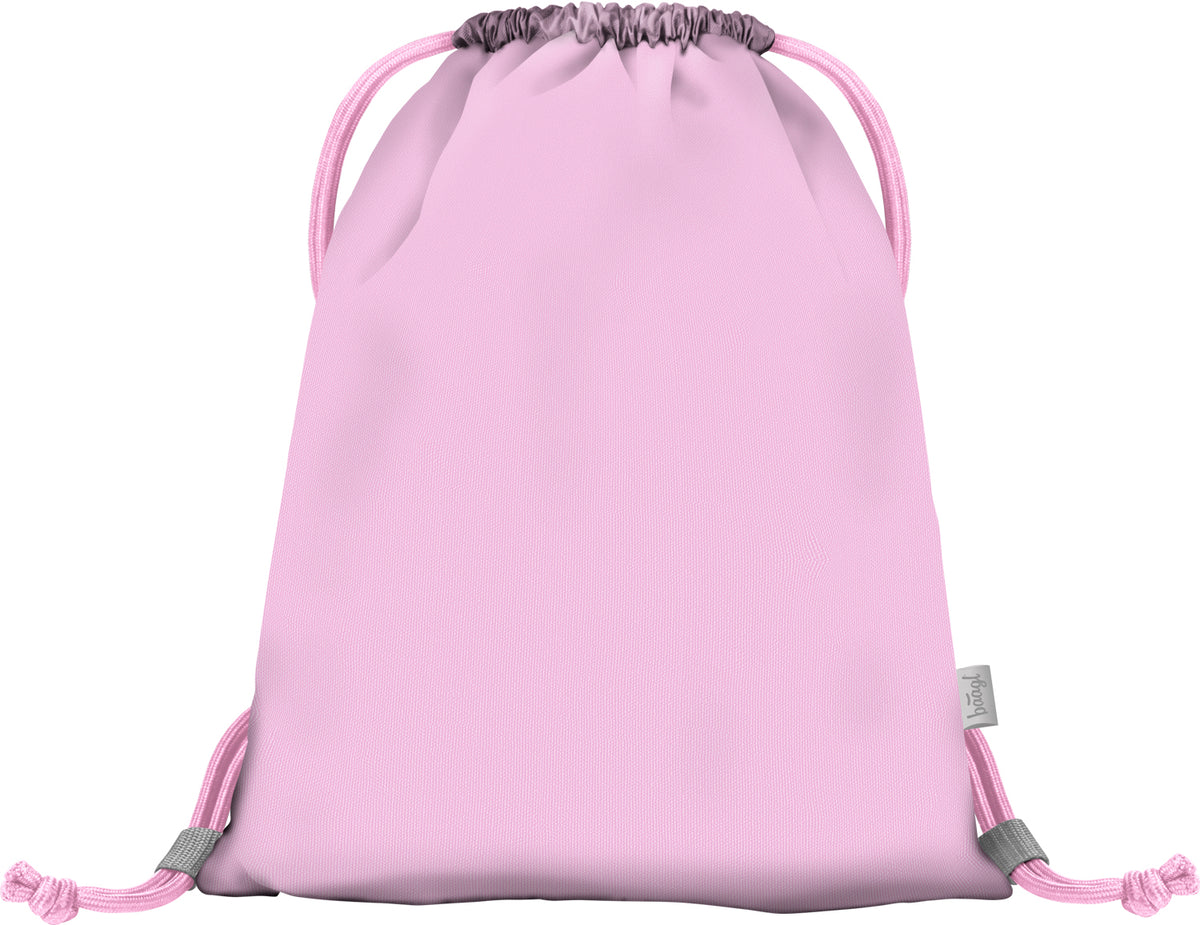 Sacca da ginnastica con tasca con cerniera Rainbow Unicorn