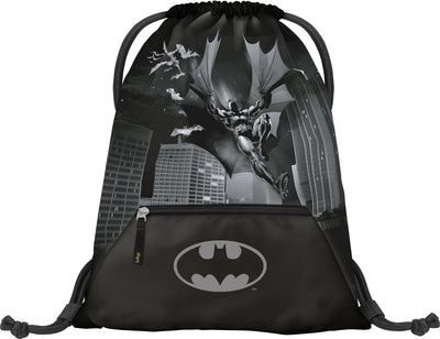 Sacca da ginnastica con tasca con cerniera Batman Dark City