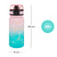 Borraccia in Tritan Arcobaleno sfumato,350 ml