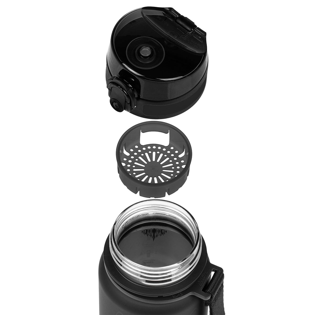 Borraccia in Tritan Lupo sfumato, 350 ml
