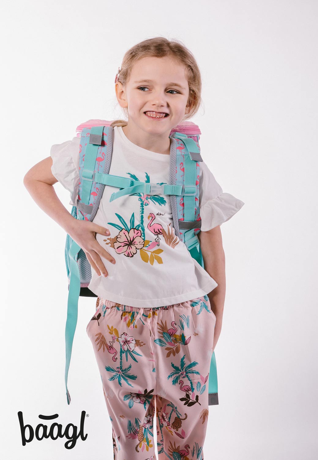 Set scolastico Zippy Flamingo