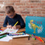 Astuccio pieghevole per materiale scolastico T-Rex