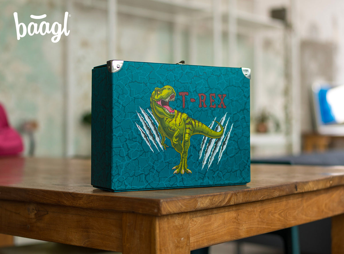 Astuccio pieghevole per materiale scolastico T-Rex