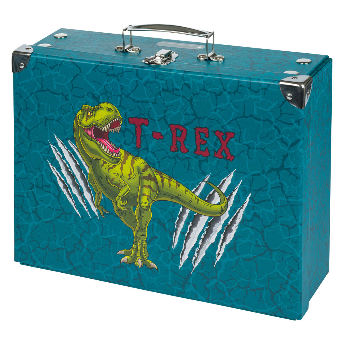 Astuccio pieghevole per materiale scolastico T-Rex