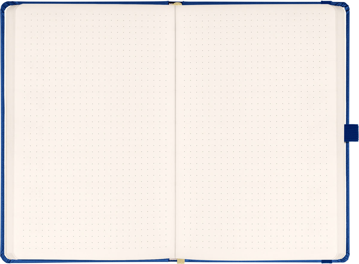 Quaderno Blu scuro, a puntini, 13 × 21 cm