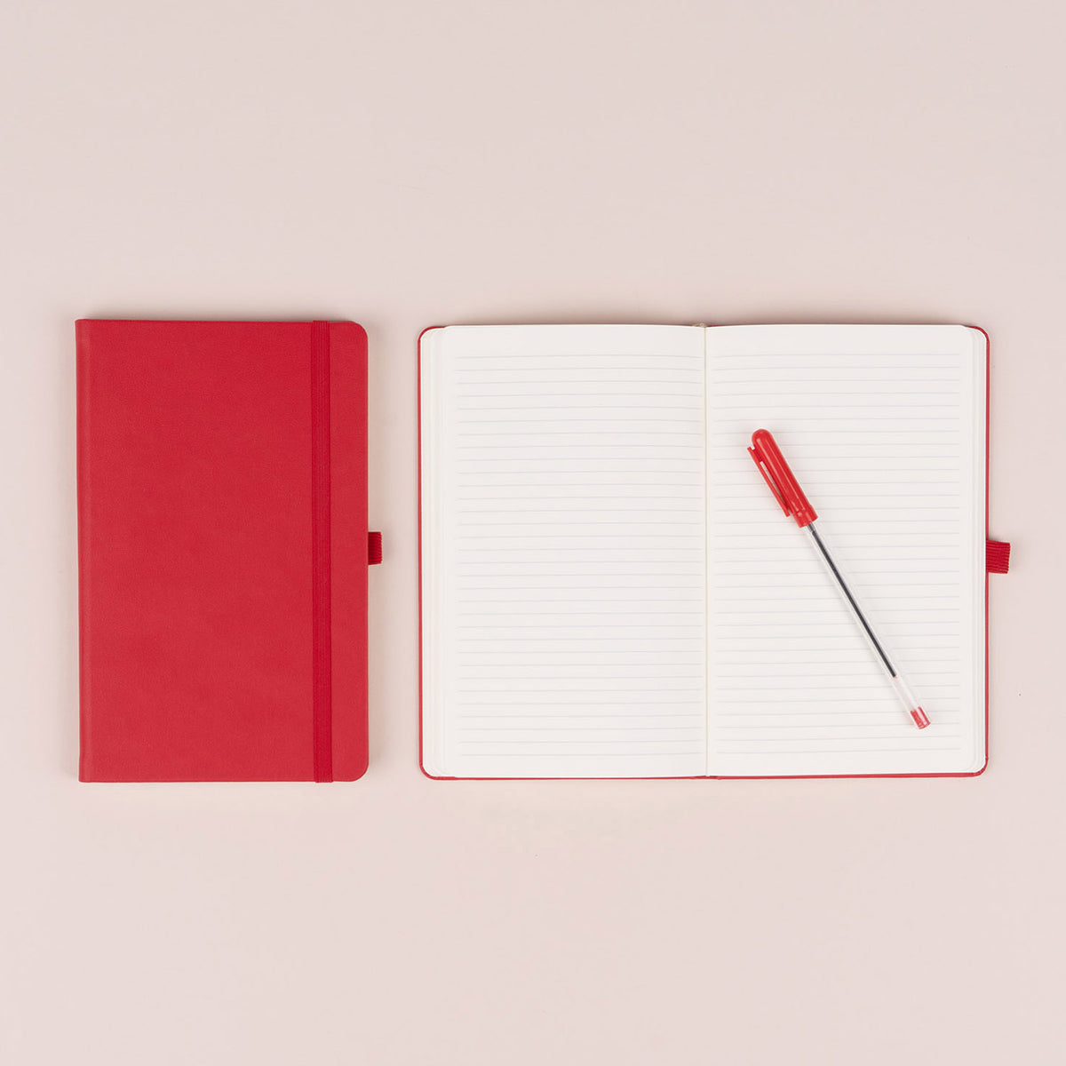 Quaderno Rosso, a righe, 13 × 21 cm