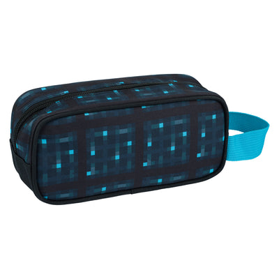 Astuccio MINECRAFT  Ascia e spada blu