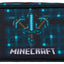 Astuccio MINECRAFT  Ascia e spada blu