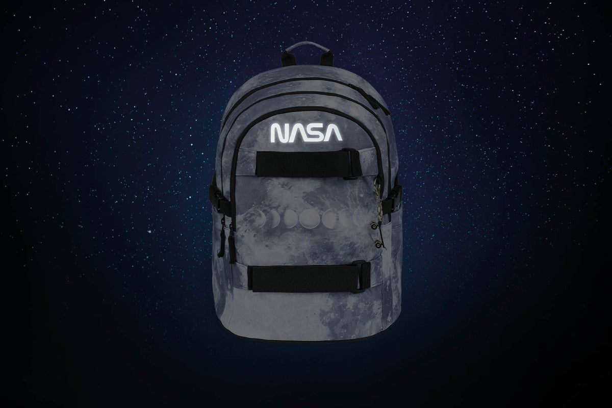 Zaino scolastico Skate NASA Grigio
