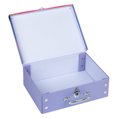 Scatola pieghevole per materiale scolastico Arcobaleno rosso