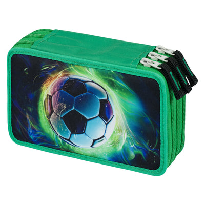 Astuccio a tre scomparti Palla da calcio