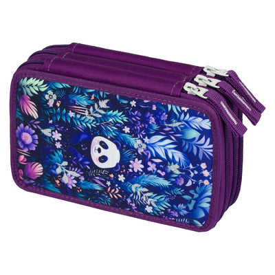 Astuccio a tre piani Jungle Panda