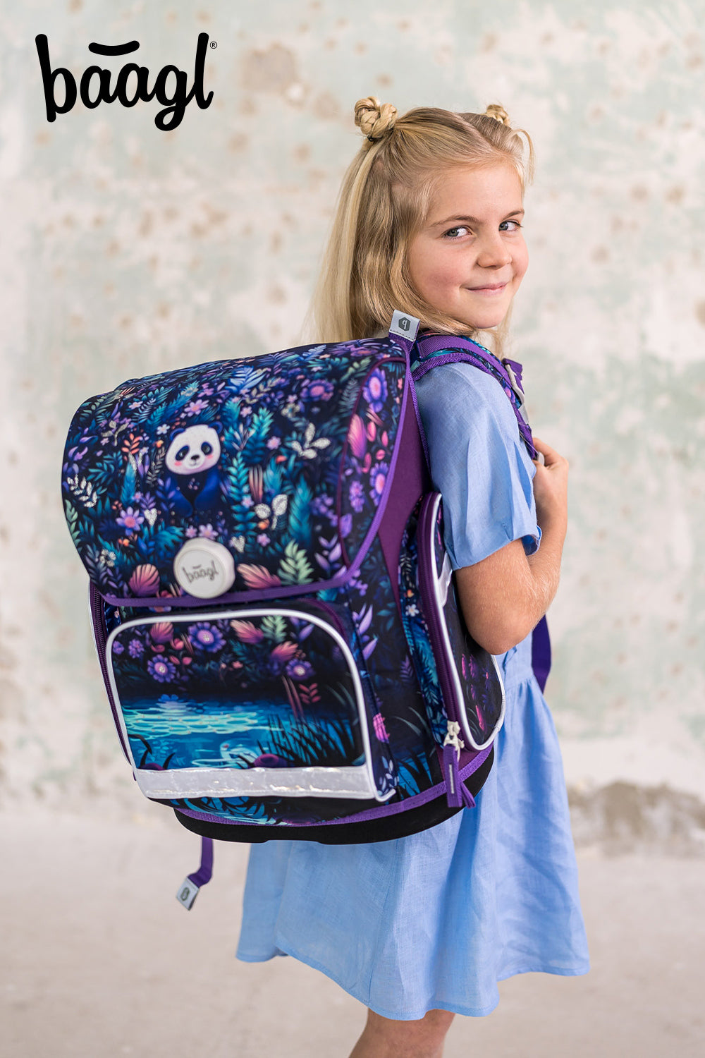 Zaino scolastico Ergo Panda della giungla