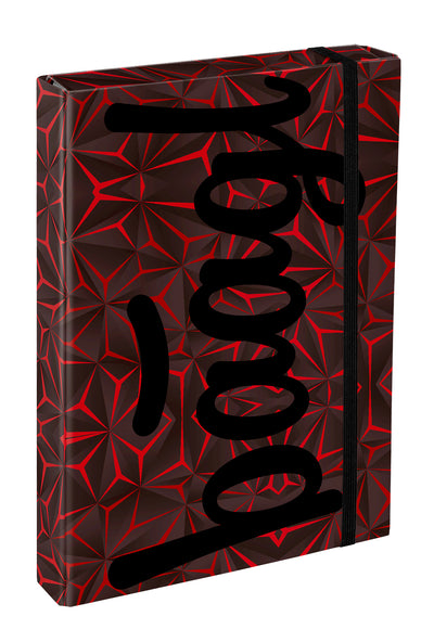 Cartellina scolastica A4 Jumbo Red Polygon
