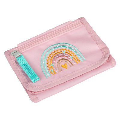 Portafoglio per bambini Arcobaleno rosa