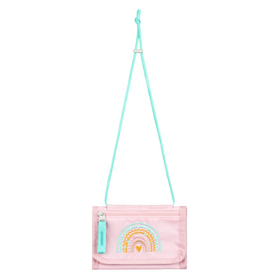 Portafoglio per bambini Arcobaleno rosa