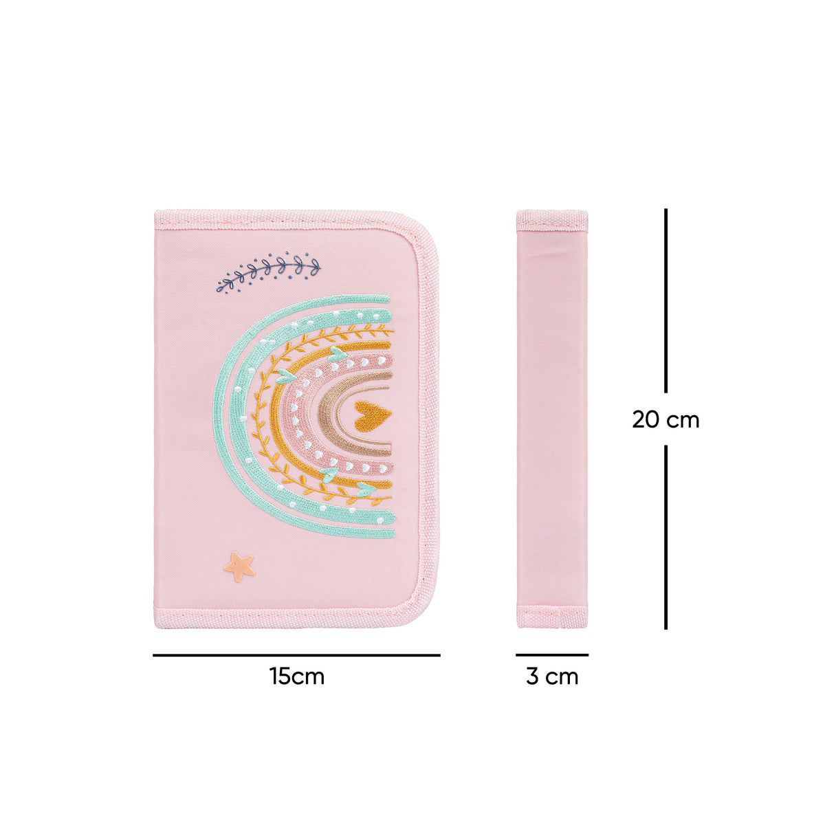 Astuccio a un piano Pink Rainbow