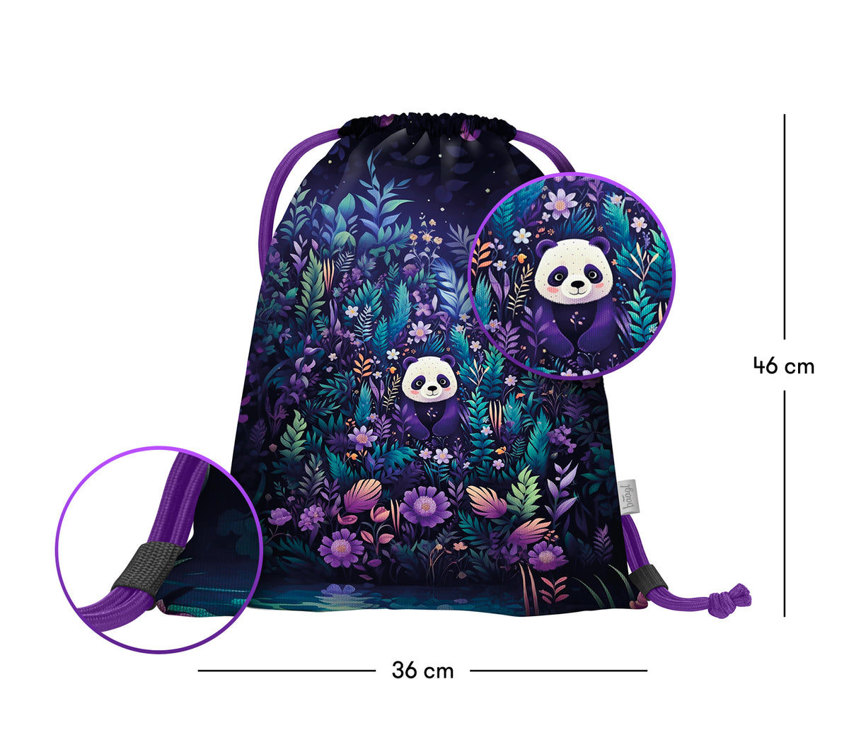 Set scolastico Ergo Panda della giungla