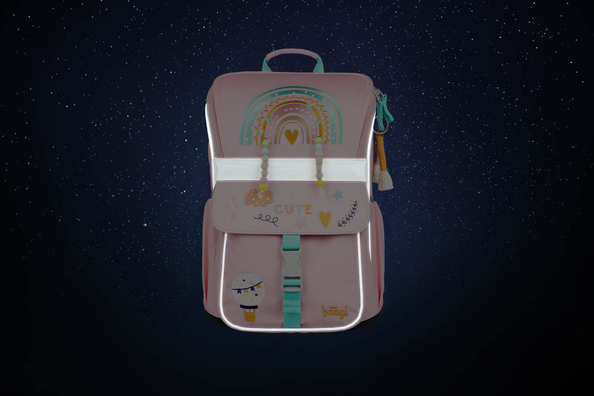 Set scolastico Zippy Arcobaleno rosa