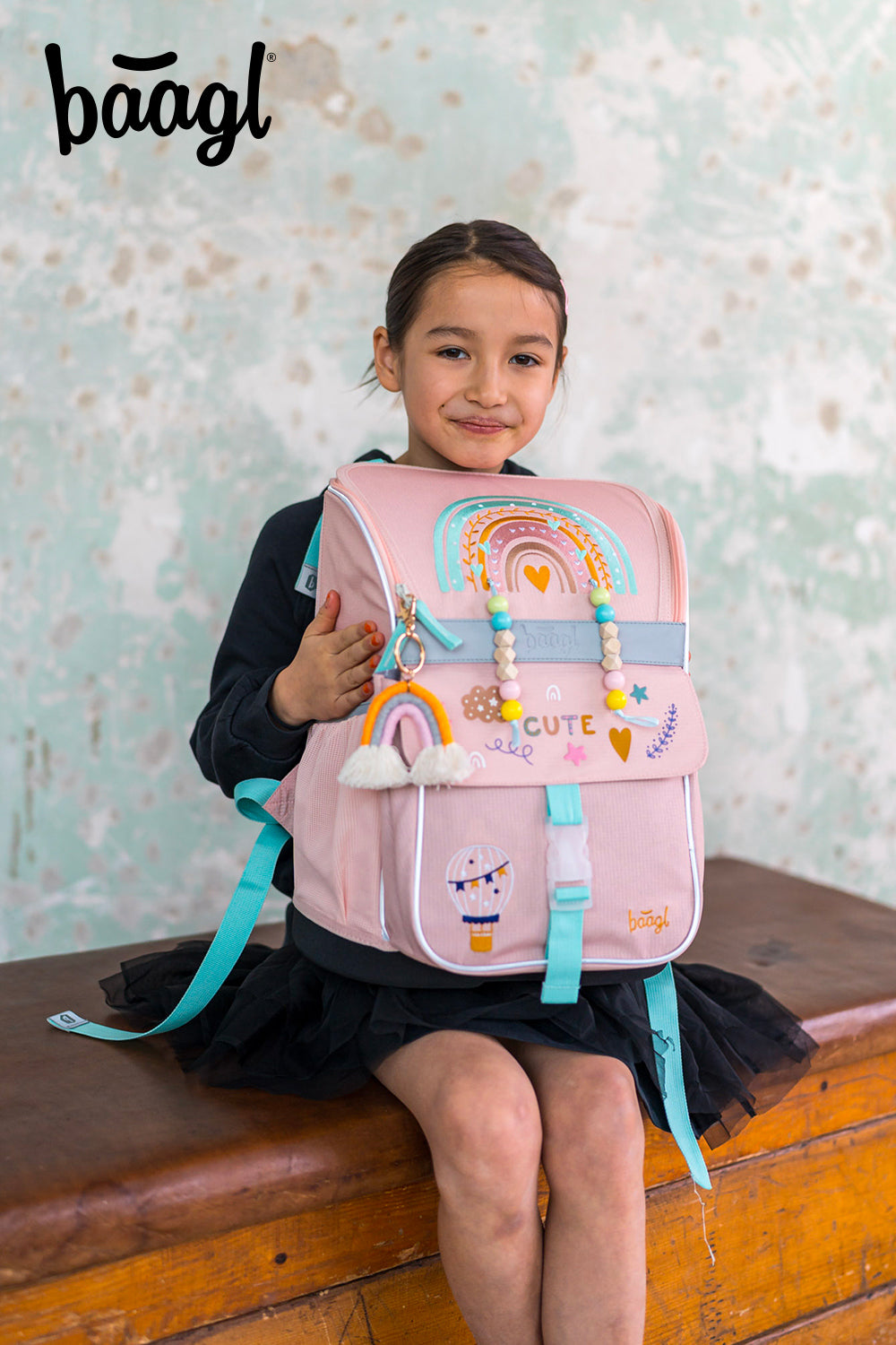 Set scolastico Zippy Arcobaleno rosa