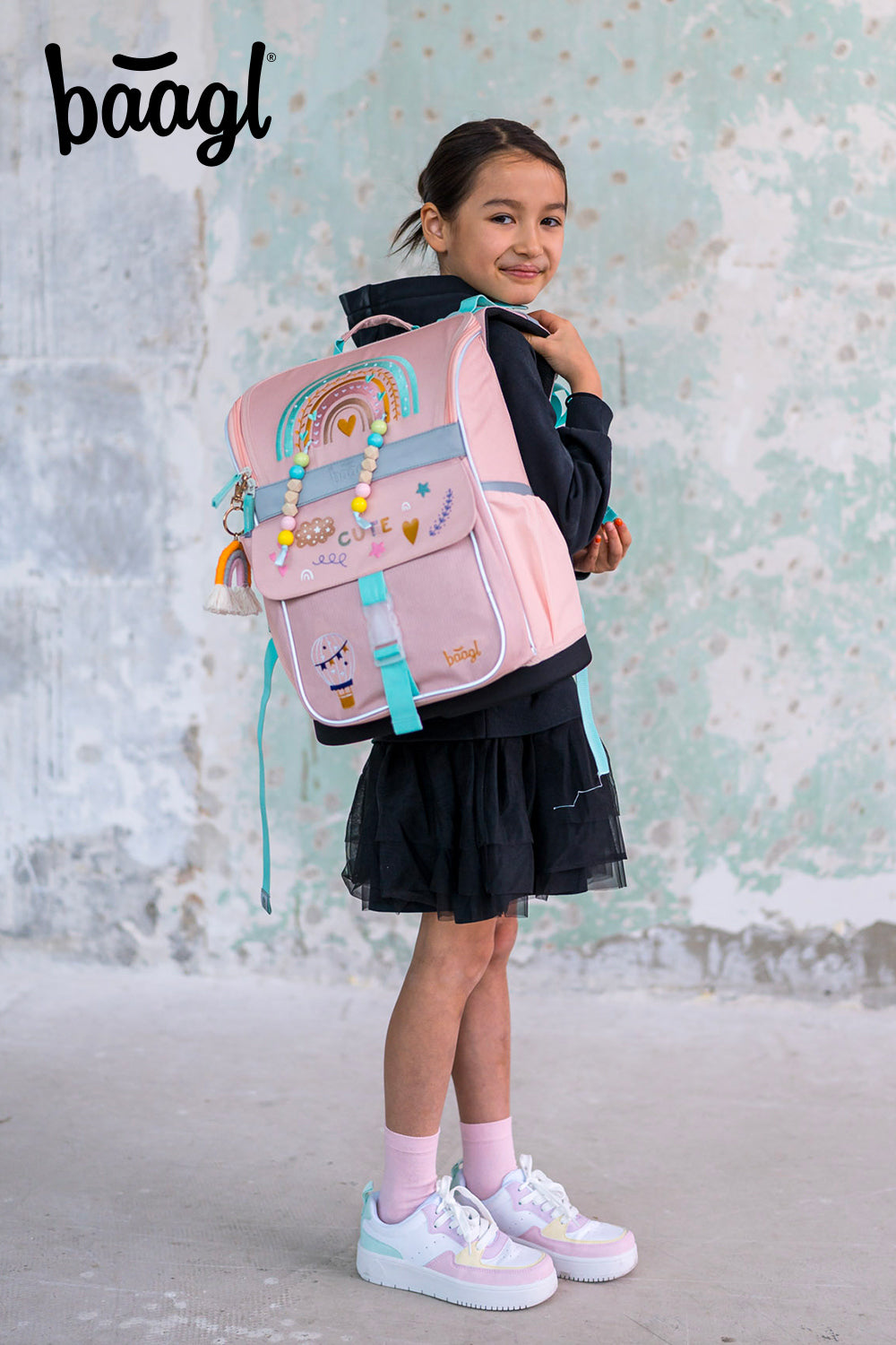 Set scolastico Zippy Arcobaleno rosa
