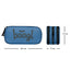 Astuccio per studenti Ocean Blue