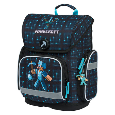 Cartella scolastica Ergo Minecraft Blue Axe