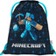 Sacca da palestra Minecraft Blue Axe
