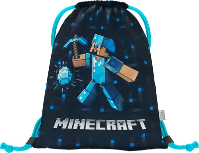 Sacca da palestra Minecraft Blue Axe