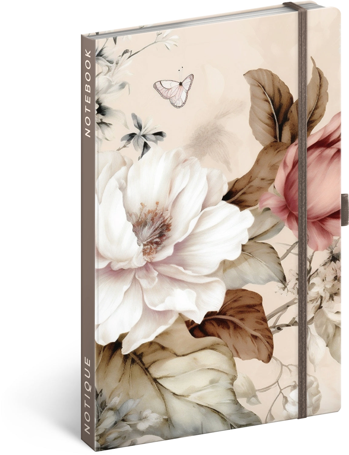 Quaderno Powder Flower, a righe, 13 × 21 cm