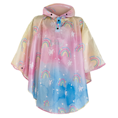 Poncho antipioggia da esterno Unicorn taglia XS (90 -110 cm)