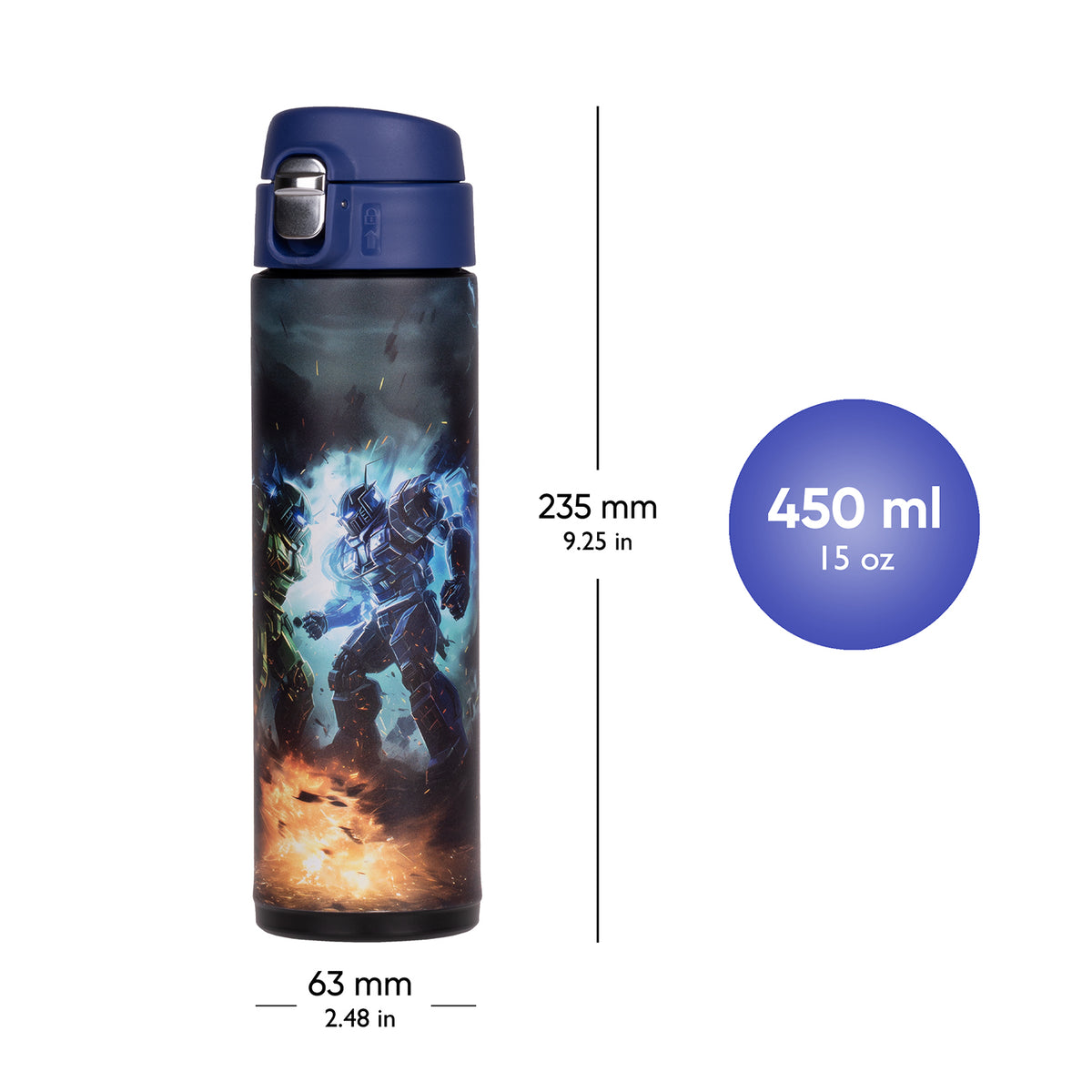 Borraccia termica Robots, 450 ml