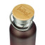 Borraccia termica con coperchio in bambù Gradient red-black, 500 ml
