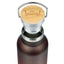 Borraccia termica con coperchio in bambù Gradient red-black, 500 ml