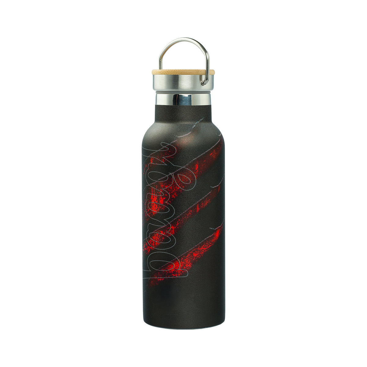 Borraccia termica con coperchio in bambù Volcano, 500 ml