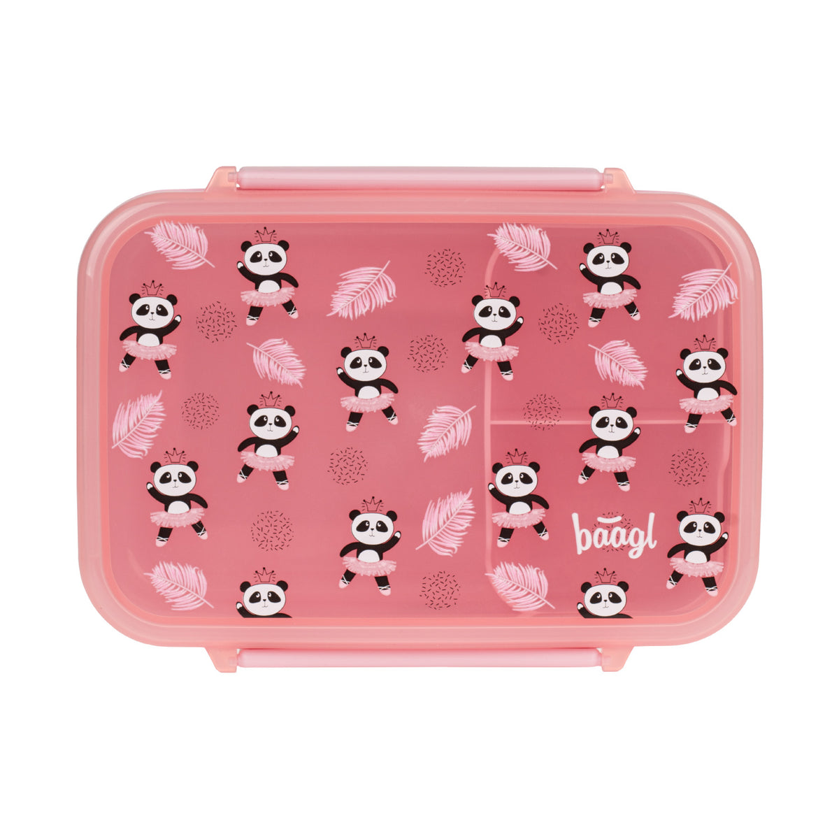 Portapranzo con scomparti Panda