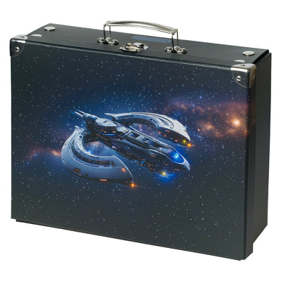 Astuccio pieghevole per materiale scolastico Spacecraft