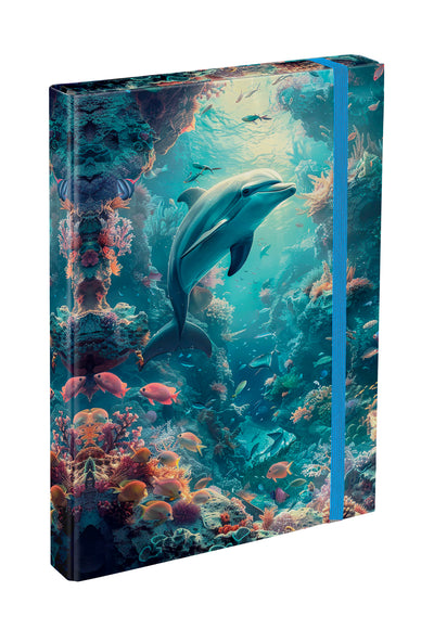 Cartellina scolastica A4 Dolphin