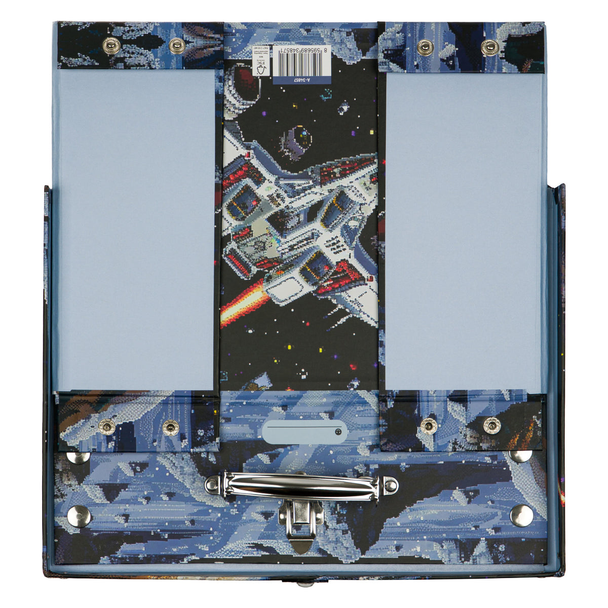 Astuccio pieghevole per materiale scolastico Pixel Space