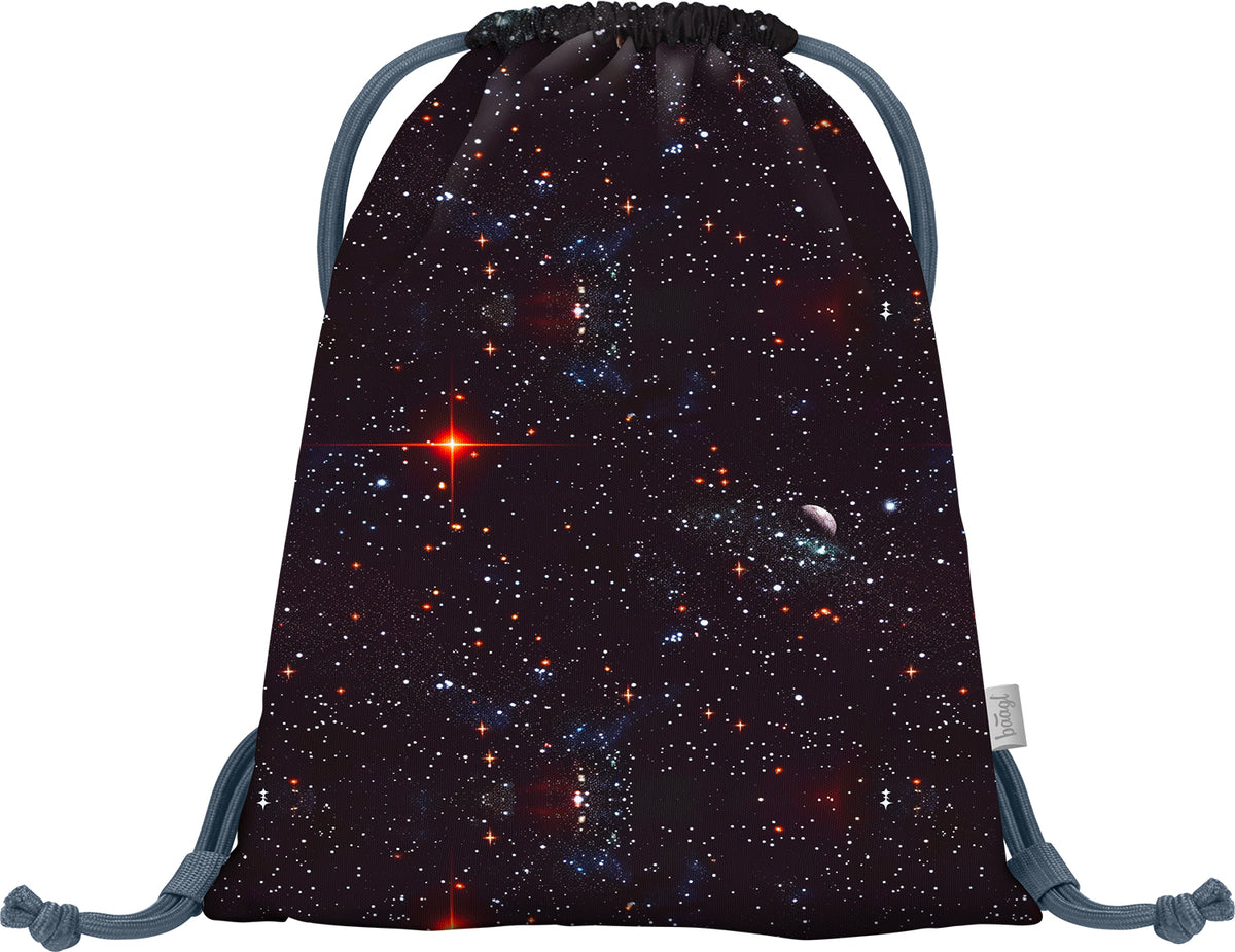 Sacca da ginnastica con tasca con cerniera Pixel Space