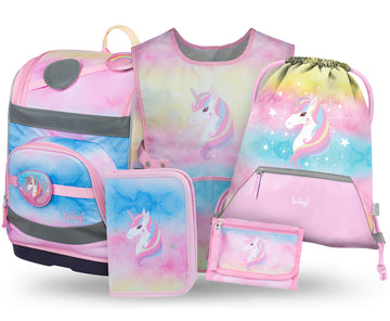 Set scolastico Zippy Plus Rainbow Unicorn II