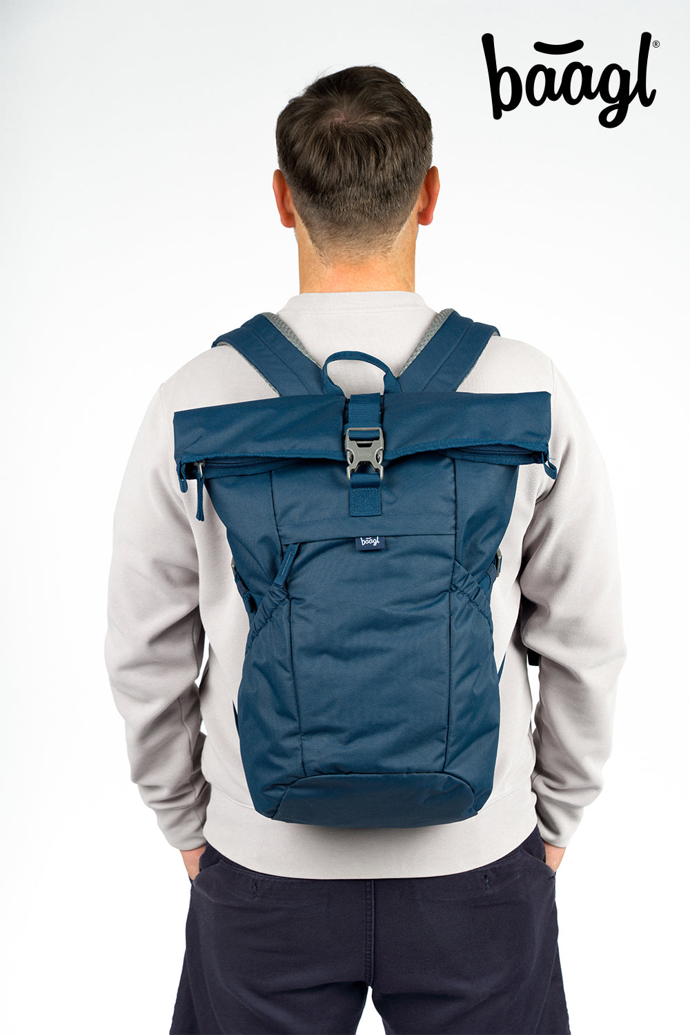 Zaino Roll Blu navy