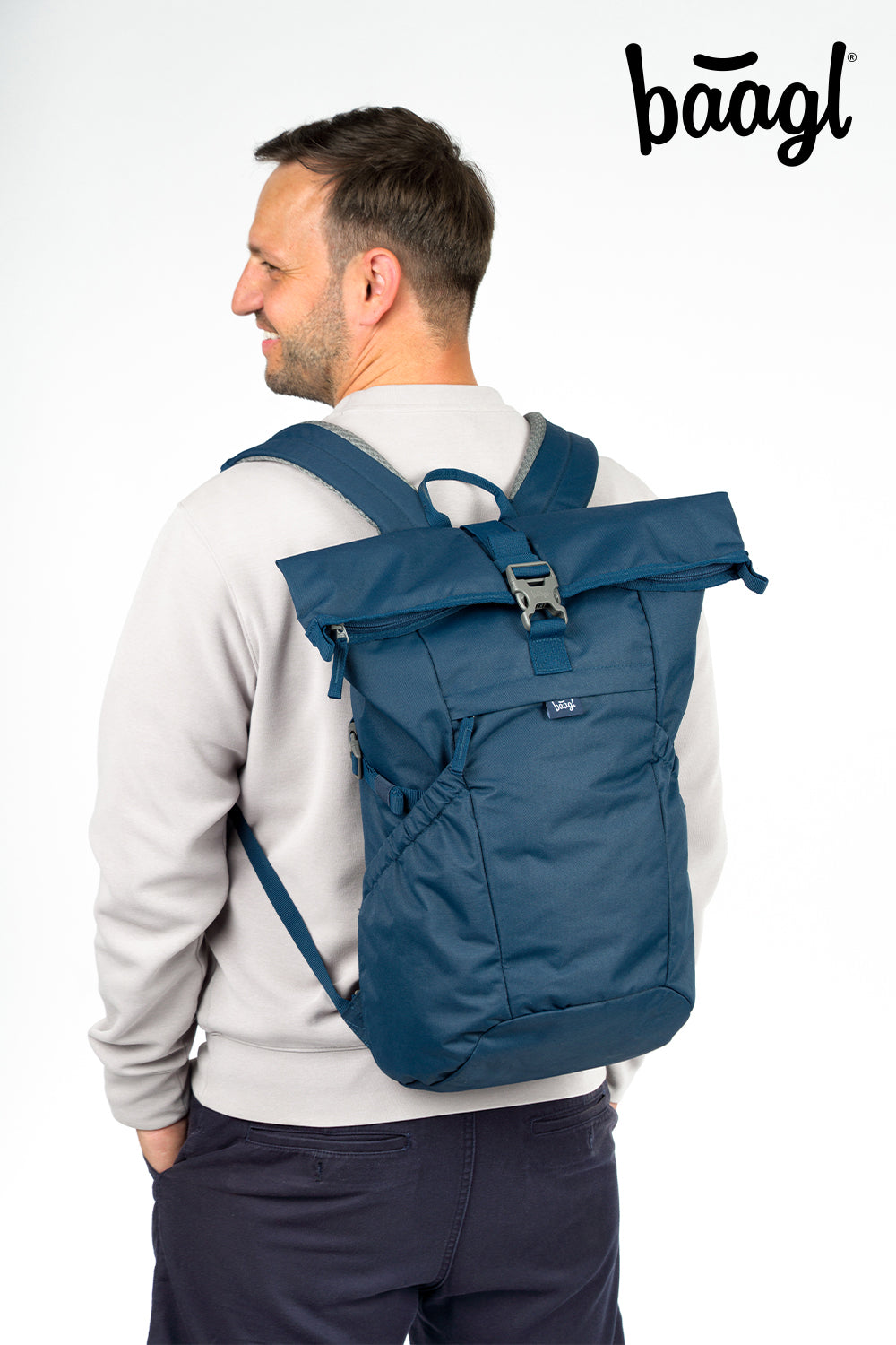 Zaino Roll Blu navy