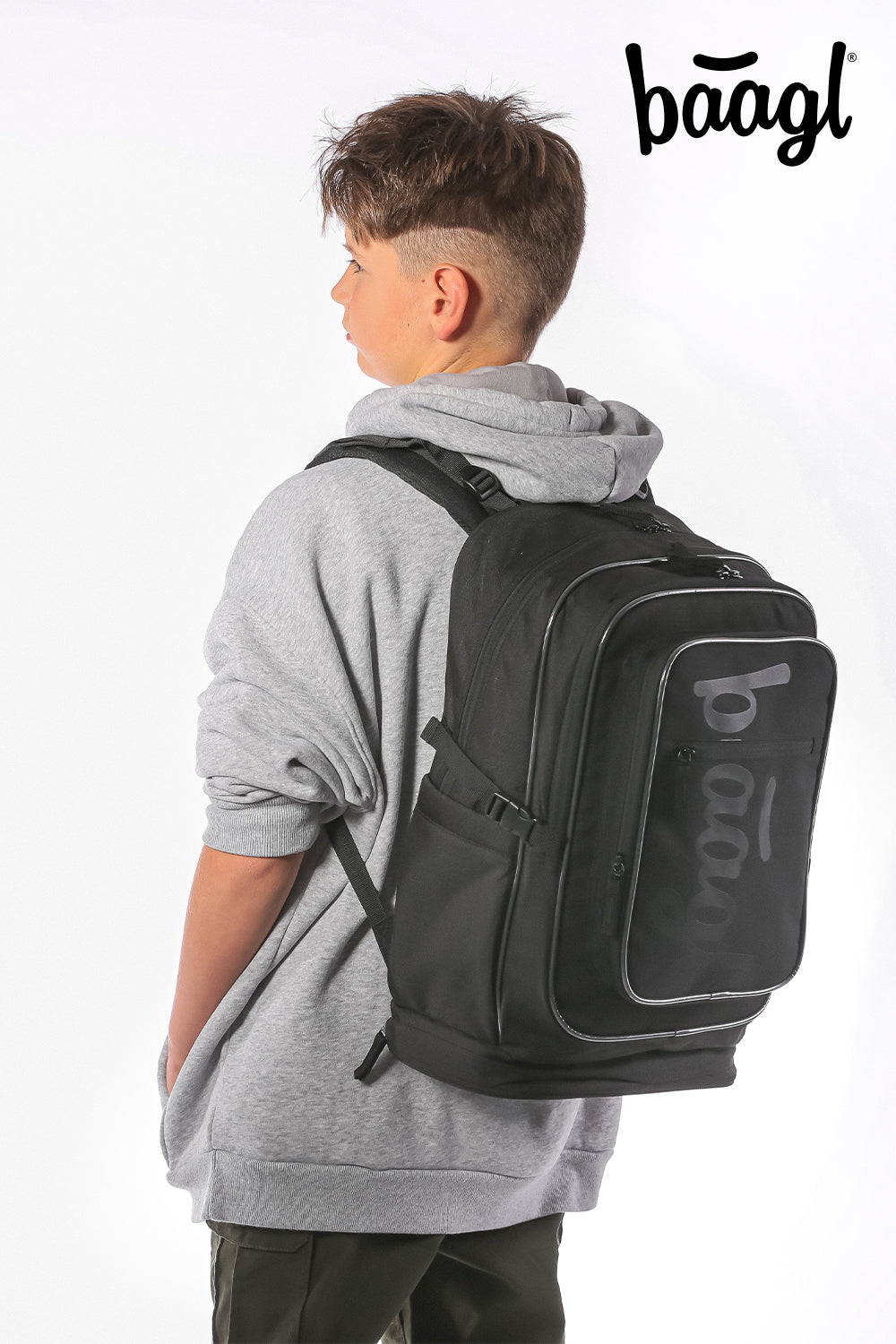 Zaino scolastico Cubic Uni black