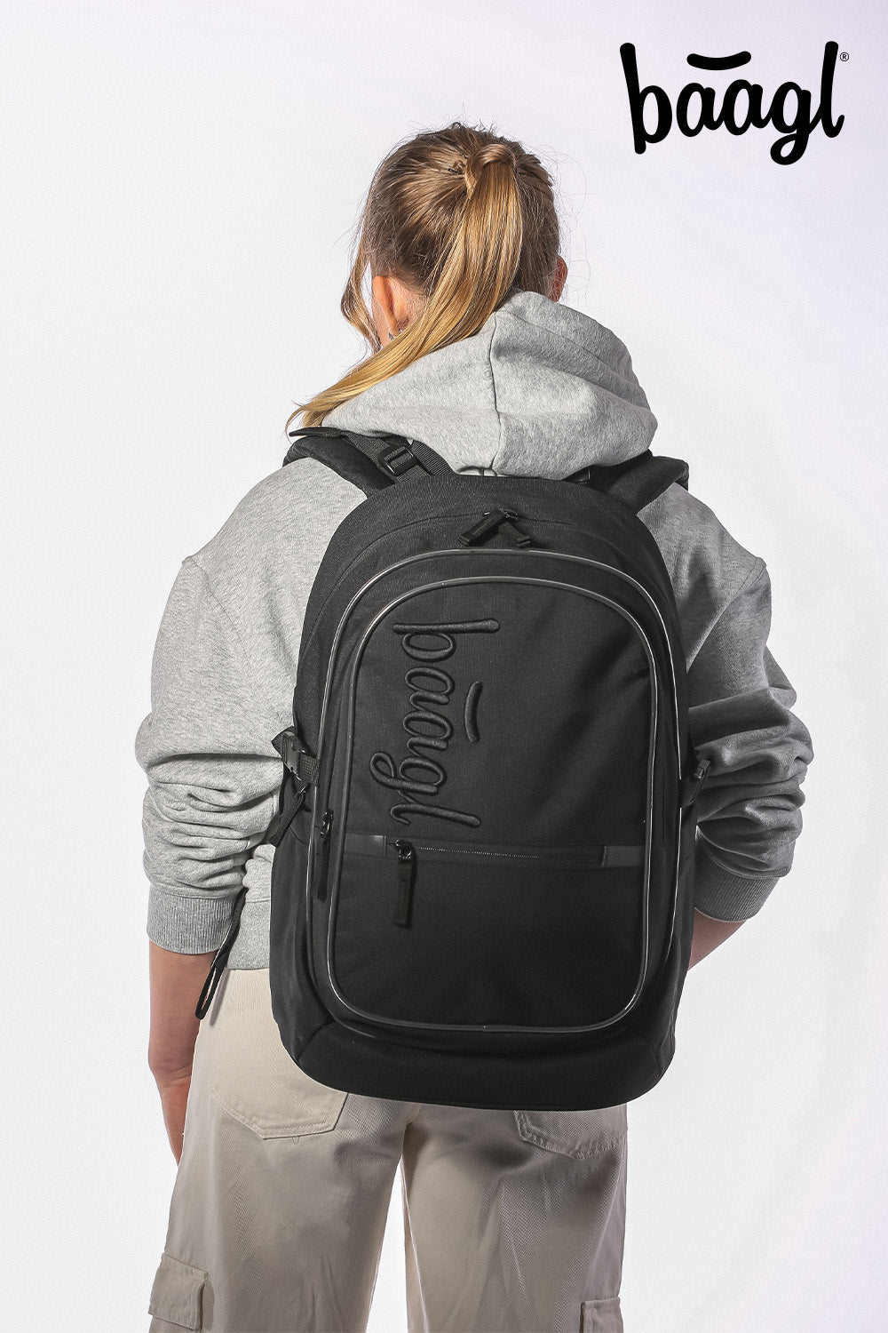 Zaino scolastico Core Uni black