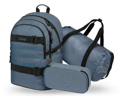 Set scolastico Skate Blu polvere